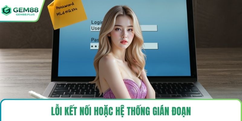 Lỗi kết nối hoặc hệ thống gián đoạn